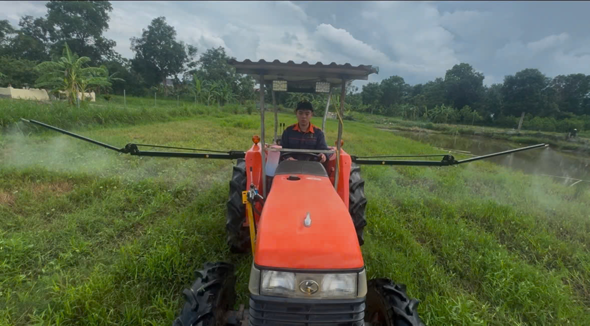 Giàn phun Gật Gù 300lit KTM